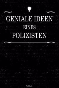 Geniale Ideen eines Polizisten Notizbuch