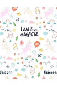 unicorn journal i am 8 and magical