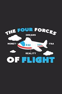 Four forces of flight