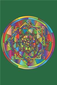 Mandala notebook - achieve your goals, perfect 120 lined pages #4