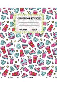 Composition Notebook Wide Ruled