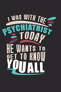 I was with the psychiatrist today - he wants to get to know you all