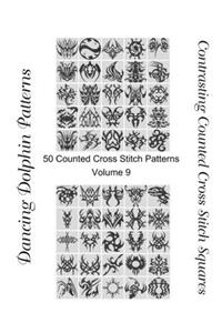 Contrasting Counted Cross Stitch Squares