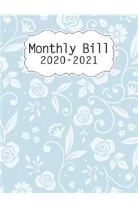 2020-2021 Monthly Bill