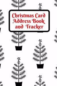 Christmas Card Address Book and Tracker