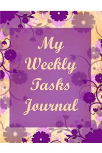 My Weekly Tasks Journal