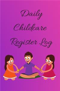 Daily Childcare Register Log