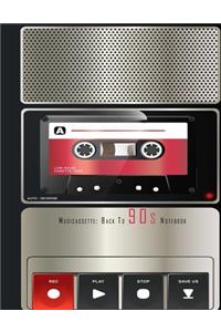 Musicassette Back To 90s Notebook