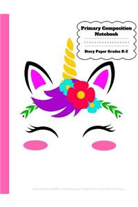 Primary Composition Notebook Story Paper Grades K-2 Journal Dashed Midline And Picture Space School Exercise Book 100 Story Pages