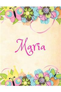 Maria: Personalized Name Journal Composition Notebook