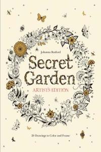 Secret Garden Artist's Edition: A Pull-Out and Frame Colouring Book