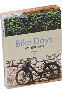 Bike Days Flip-top Mini Notebooks (pack of 3)
