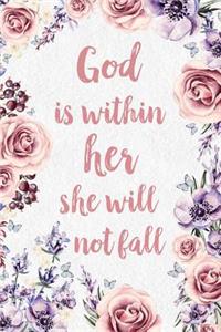 God Is Within Her She Will Not Fall