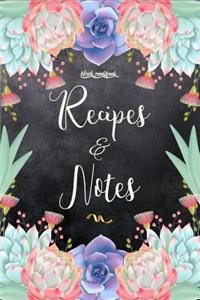 Blank Cookbook Recipes & Notes
