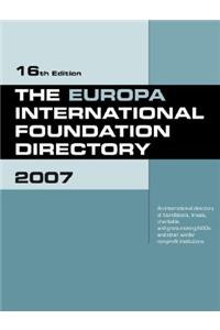 Europa International Foundation Directory 2007