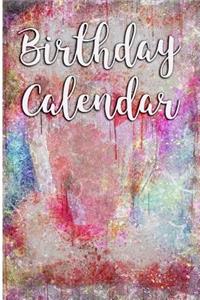 Birthday Calendar