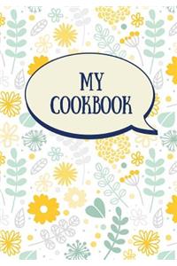 My Cookbook (Blank Recipe Book)