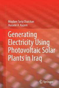 Generating Electricity Using Photovoltaic Solar Plants in Iraq