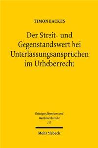 Der Streit- und Gegenstandswert bei Unterlassungsansprüchen im Urheberrecht