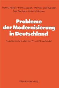 Probleme Der Modernisierung in Deutschland