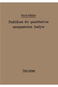 Praktikum Der Quantitativen Anorganischen Analyse