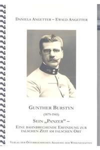 Gunther Burstyn (1879-1945): Sein 'panzer' - Eine Bahnbrechende Erfindung Zur Falschen Zeit Am Falschen Ort