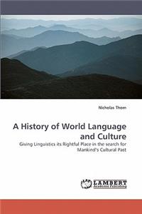 History of World Language and Culture