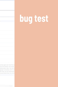 bug test