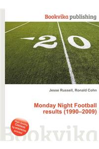 Monday Night Football Results (1990-2009)