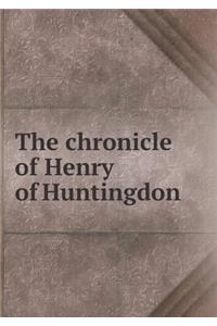 The Chronicle of Henry of Huntingdon