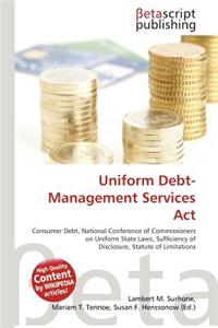 Uniform Debt-Management Services ACT
