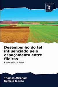 Desempenho do tef influenciado pelo espaçamento entre fileiras