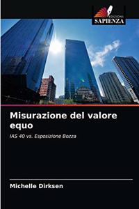 Misurazione del valore equo