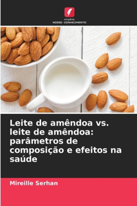 Leite de amêndoa vs. leite de amêndoa