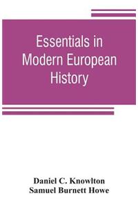 Essentials in modern European history