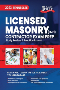 2023 Tennessee LMC Licensed Masonry Contractor Exam Prep