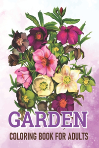 Garden Coloring Book For Adults