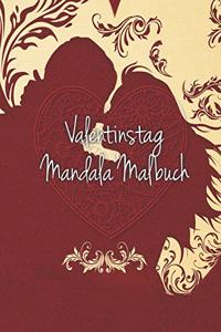 Valentinstag Mandala Malbuch