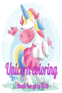 unicorn coloring for girls 4-12
