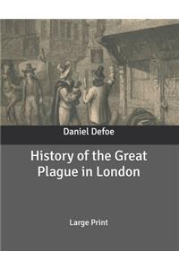History of the Great Plague in London