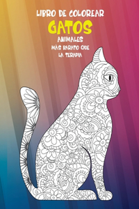 Libro de colorear - Más barato que la terapia - Animales - Gatos