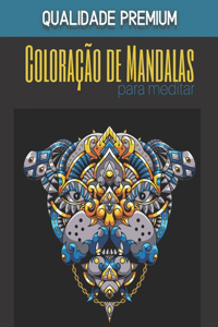 Mandalas de coloração de meditação - Qualidade Premium