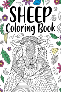 Sheep Coloring Book
