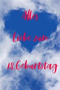 Alles Liebe zum 18. Geburtstag