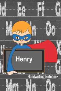 Handwriting Notebook Henry