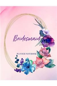 Bridesmaid Planner Notebook