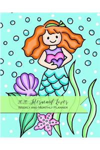 2020 Mermaid Lover Weekly and Monthly Planner