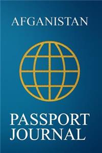 Afganistan Passport Journal
