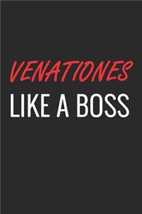 Venationes Like a Boss: A Matte Soft Cover Notebook to Write In. 120 Blank Lined Pages