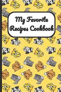 My Favorite Recipes Cookbook